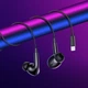 Наушники Hoco M111 Pro, проводные, вакуумные, с микрофоном, Lightning, 1.2m, черные - изображение 5