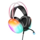 Навушники накладні Hoco W109 ігрові з LED підсвічуванням Jack 3.5 black - зображення 3