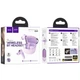 Беспроводные TWS наушники Hoco EQ11, BT5.3, 40mAh, 400mAh, 7h, 35h, вакуумные, purple - изображение 6