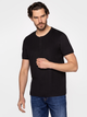 Koszulka męska bawełniana Lee Cooper HENLEY-4587 L Czarna (5904347395377) - obraz 3