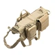 Тактическая шлея-жилет Derby Heavy Duty для собак с сумками для дрессировки XL Хаки - изображение 1