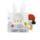 Мягкая развивающая 3D книжка-шуршалка "Rabbit" для малышей, 16х16 см (82266105) - изображение 1