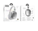 Бездротові Bluetooth наушники HOCO W35 Max Wireless Headphones Silver - изображение 8