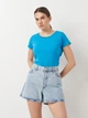 Футболка женская Fruit of the Loom Valueweight Ladies 0613720ZU S Бирюзовая (Tr2000000014371) - изображение 1
