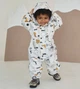 Зимовий комбінезон "Діно бежеві" Decoza Moms (zimk104110-OP029-pl07) 104-110 см - зображення 1