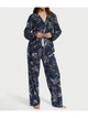 Піжама (сорочка + штани) Victoria's Secret Flannel Long Pj set Noir Navy Pegasus XS - зображення 1