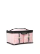 3 в 1 косметичка Victoria's Secret Getaway Glam Bag Trio в рожеву полоску - зображення 3
