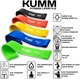Набір еспандерів KUMM 30 x 5 см для фітнесу 5 шт. - зображення 2