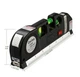 Лазерний рівень із вбудованою рулеткою FIXIT Laser Level Pro 3 4в1 рулетка лінійка для універсального побутового використання - изображение 1