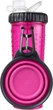 Бутылка двойная для воды и корма поилка кормушка для собак 2в1 BRS Pink - изображение 2