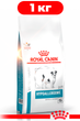 Сухой корм для собак Royal Canin Hypoallergenic Small Dog для малых пород при аллергиях 1кг - изображение 1