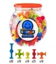 Конструктор на миниприсосках 75 деталей Fat Brain Toys MiniSquigz F107ML - изображение 1