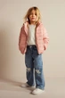 Куртка стегання пудровая H&M 92см (400095586) - изображение 4