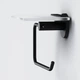 Держатель туалетной бумаги с полкой Am.Pm X-Joy black A85A341522 - изображение 4