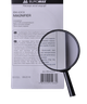 Лупа Buromax 3-кратная, диаметр 75 мм, пластик, черная BM.4303 (5979) - изображение 2