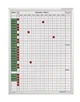 Табель щоденний 11год/30осіб 450x600 Magnetoplan Staff In/Out Planner - изображение 1