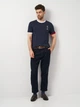 Футболка мужская Polo Ralph Lauren 11320.3 S (44) Темно-синяя (smt2000000016627) - изображение 2