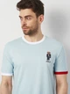 Футболка мужская Polo Ralph Lauren 11320.4 S (44) Голубая (smt2000000016672) - изображение 4