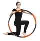 Массажный хулахуп Phoenix Fitness диаметр 96 см (серый, оранжевый) - изображение 1