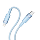 Кабель для зарядки и обмена данными USB YOKI YK-ST41 STYLE Series Type-C to Lightning 30W (3A/10V) 1.2m Blue - изображение 6
