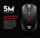 Игровая беспроводная мышь Fantech WG-10 RAIGORII PixArt 10G Black - изображение 5