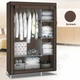 Каркасна складана тканинна шафа органайзер Storage Wardrobe KM-105 (106x45x170 см) - зображення 2