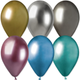 Balony Godan Metallic Kolorowe 50 szt (8021886937183) - obraz 1