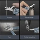 Мини мультитул брелок NexTool Mini Sailor Карманный мультиинструмент с ножницами (NE20156) - изображение 10