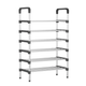 Полиця для взуття складна New shoe rack Органайзер стійка 6 секцій 56х28х113см - зображення 2