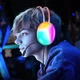 Игровые наушники с микрофоном HOCO W109 Rich Gaming Headphones RGB подсветка Black - изображение 2