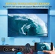 Проектор для дома Hongtop P10 мини-проектор на стену 4К Full HD 1920x1080p Android 10 Wi-Fi Bluetooth HDMI 4/64 ГБ белый - изображение 6