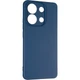 Чехол Fiji Full Soft Premium для Xiaomi Redmi Note 13 Pro противоударный бампер с микрофиброй Dark Blue - изображение 1