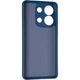 Чехол Fiji Full Soft Premium для Xiaomi Redmi Note 13 Pro противоударный бампер с микрофиброй Dark Blue - изображение 3