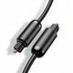 Кабель оптичний Toslink S/PDIF аудіо мультимедійний UGREEN Optical Fiber Audio Cable (2 м). Black - зображення 3