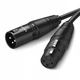 Кабель для мікрофона XLR на XLR Cannon UGREEN Microphone Extension (3m). Black - зображення 1