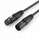 Кабель для мікрофона XLR на XLR Cannon UGREEN Microphone Extension (3m). Black - зображення 3