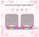 Компьютерные колонки Fantech GS 202 SAKURA EDITION USB Pink - изображение 3