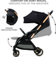 Прогулянкова коляска KinderKraft Apino Raven Black (5902533924127) - зображення 9