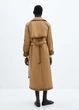 Тренч с эффектом потертости MANGO 67086315-CHAMPU-LM Коричневый S UA000104 - изображение 3