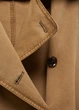 Тренч с эффектом потертости MANGO 67086315-CHAMPU-LM Коричневый S UA000104 - изображение 9