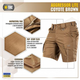 Шорты M-Tac Aggressor Short Coyote Brown Размер XS - изображение 2