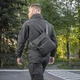 Сумка на плечо однолямочная тактическая M-Tac Konvert Bag Elite Black (Черная) - изображение 5