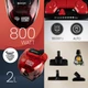 Бытовой пылесос без мешка Maltec Turbo Cyclone 4200Wt 12в1 2л красный - изображение 7