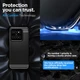 Чехол Spigen Rugged Armor для Xiaomi 14 Matte Black (ACS07422) - изображение 7