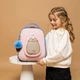 Рюкзак шкільний каркасний ортопедичний для першокласника Yes Pusheen H-100, для дівчаток, рожевий (559548) - зображення 5