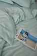Підковдра Moon&Star Satin Stripe Stripe Mint King Size 220 x 240 см (MS-870000439) - зображення 4