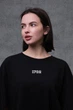 Жіноча Оверсайз Футболка З Принтом Without 1702 Black 2XL/3XL (8049243) - изображение 3