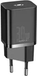 Сетевое зарядное устройство BASEUS Super Si Quick Charger 30W 1Type-C PD3.0 3A Black (CCSUP-J01) - изображение 1