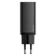 Мережевий зарядний пристрій BASEUS GaN2 Lite Quick Charger 65W 1USB+1Type-C 5A Black - зображення 3