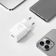 Мережевий зарядний пристрій Baseus 20W Super Si QC 3.0/ PD 3.0 1Type-C 3A White (CCSUP-B02) - зображення 2